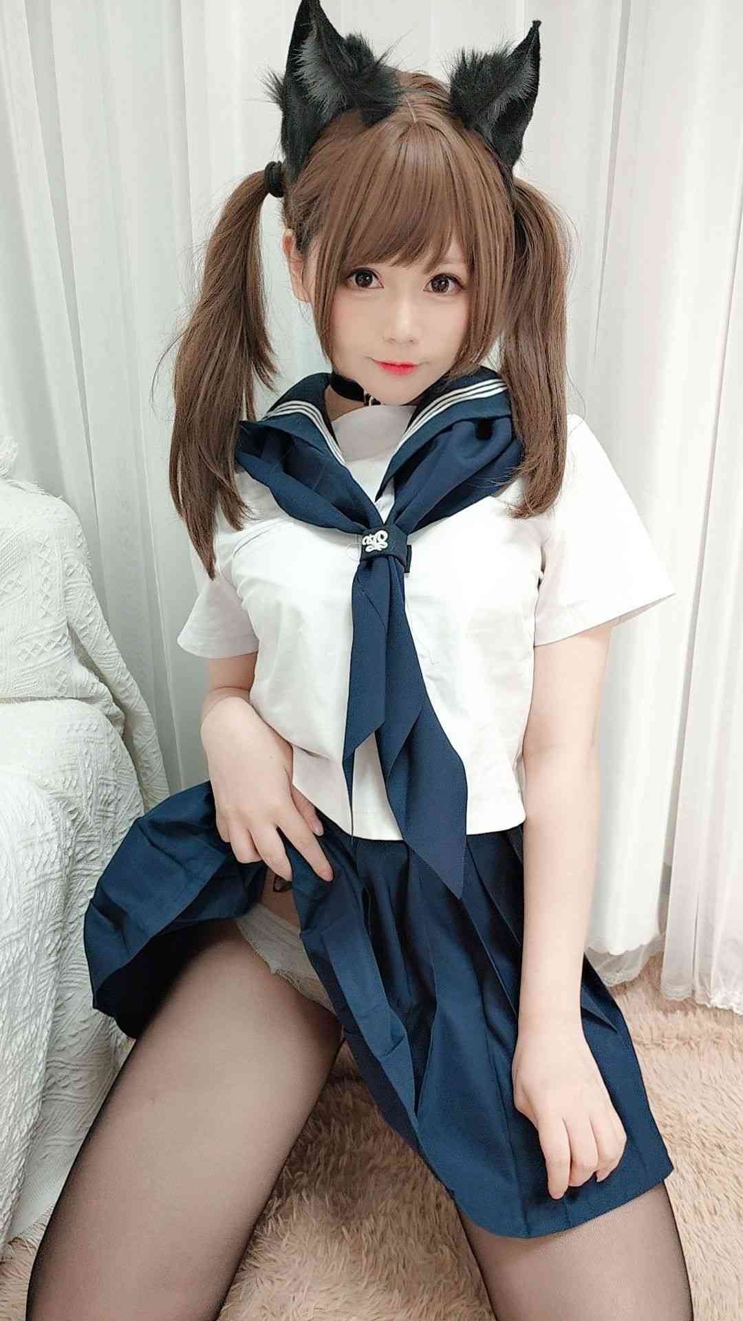 NO.021Nyako喵子水手服自拍作品带你欣赏【26P】-可宝主
